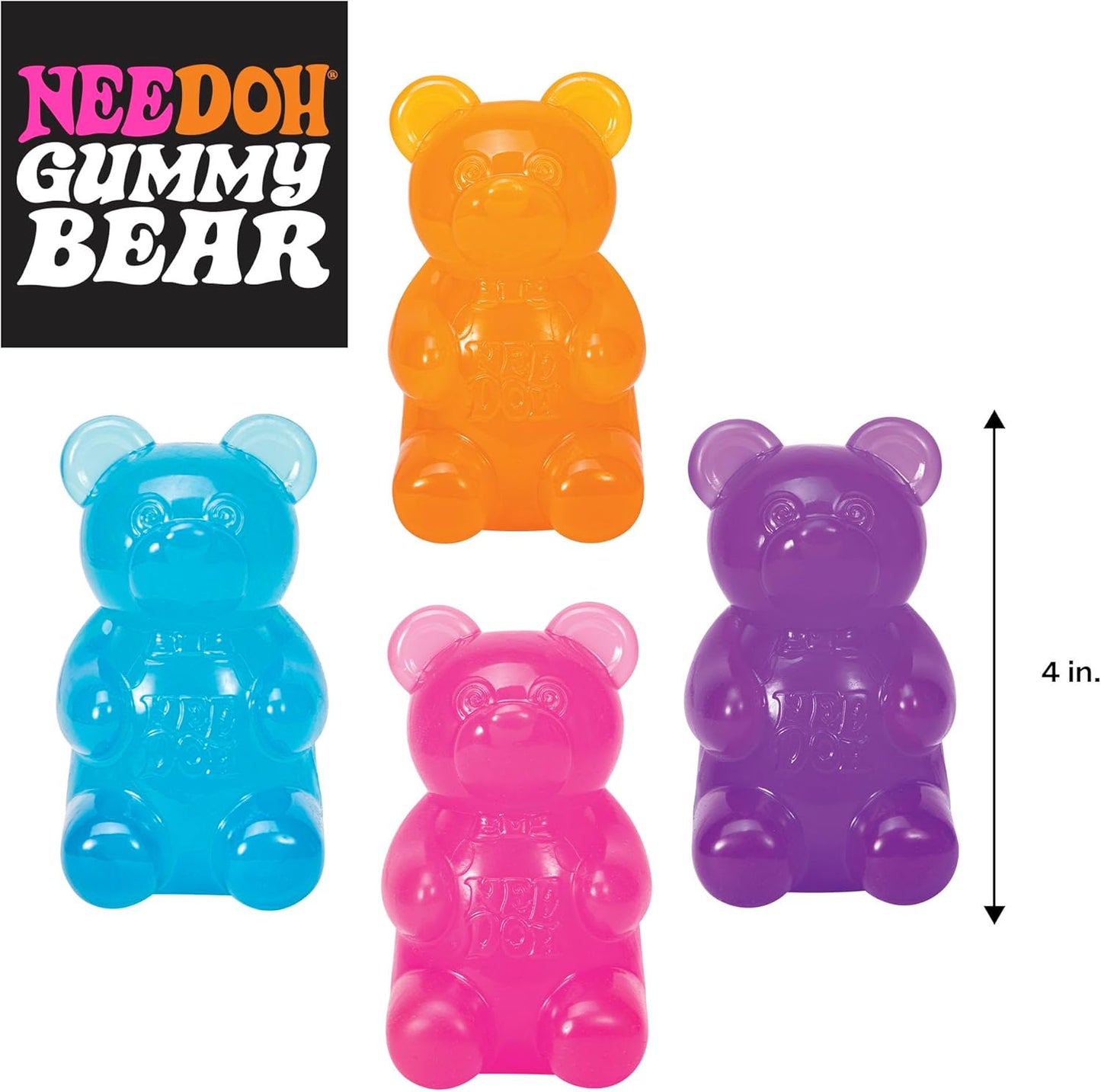 NeeDoh Gummy Bear – Sensory Fidget Toy