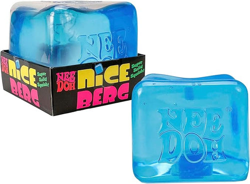 Schylling NeeDoh Nice Berg – Giant NeeDoh Nice Cube – Sensory Squeeze Toy with a Super Solid Squish (Pack of 1)